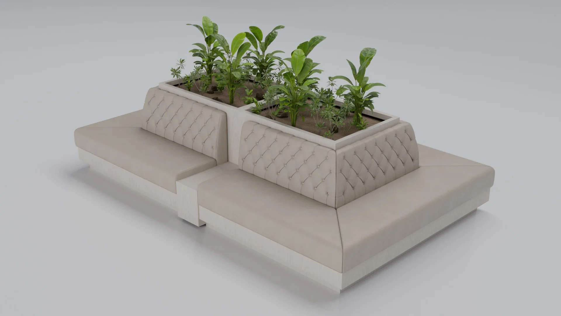 Commercial banquette seating from the BQA10 105 collection by Cria Furniture
